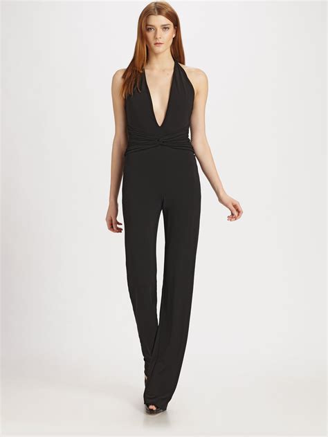 michael kors jumpsuits|michael kors embellished halter jumpsuit.